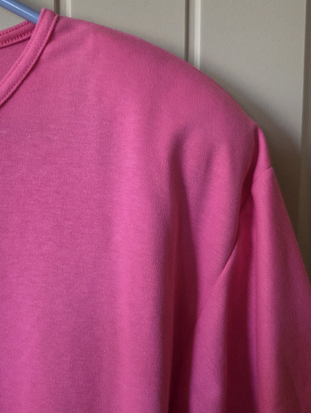 NWT Koret City Blues Hot Pink Short Sleeve Tee Floral Bow Detail XL Vintage - Picture 5 of 11
